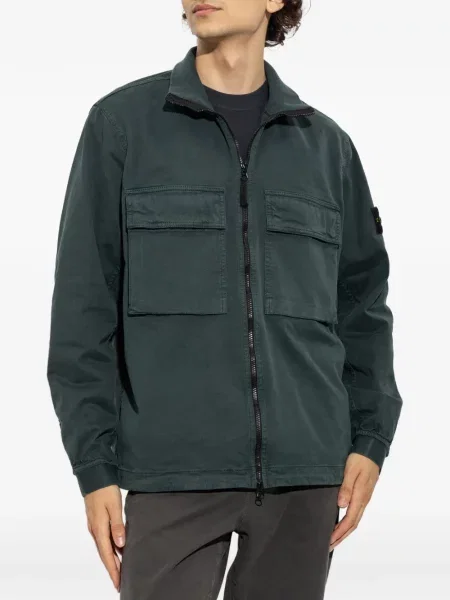 Риза Stone Island кепър камъни зелено