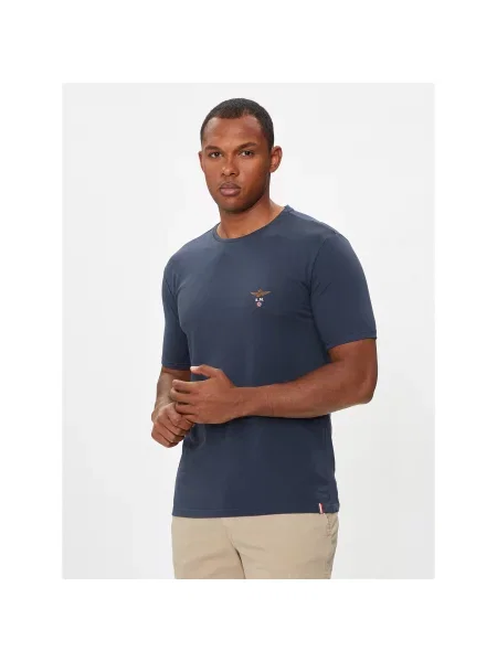 Aeronautica Militare T-Shirt Σκούρο Regular Fit μπλε