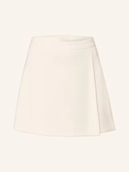 Liu Jo Spódniczka Z Dżerseju Z Ozdobnymi Kamieniami weiss