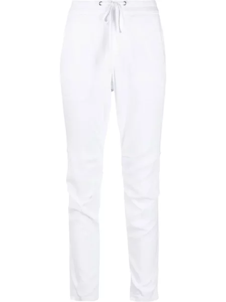 Pantaloni James Perse din jerseu alb
