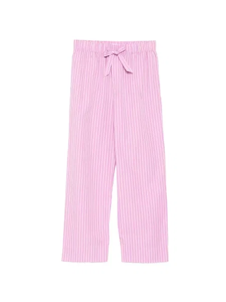 Pantaloni Tekla din poplin roz