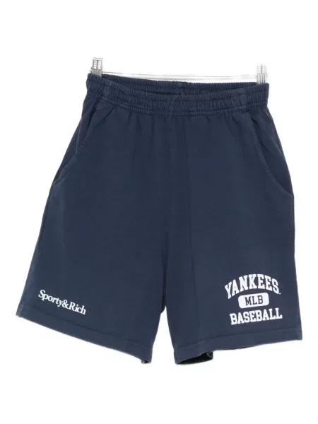 Pantaloni scurți Sporty & Rich cu imagine albastru