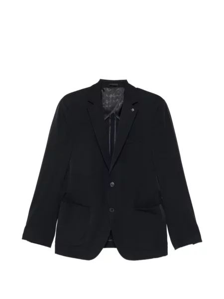 Sacou Karl Lagerfeld cu rever albastru