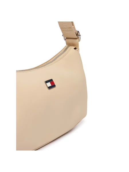 Tommy Jeans Дамска чанта Tjw Daily Elevated Shoulder Bag Светлобежов
