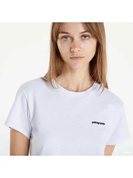 Μπλουζάκι Patagonia W´S Logo Responsibili T-Shirt White S λευκό