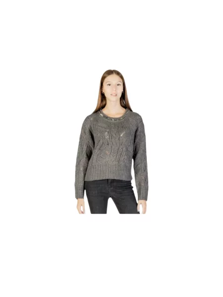 Sweter Liu Jo wełniany szary
