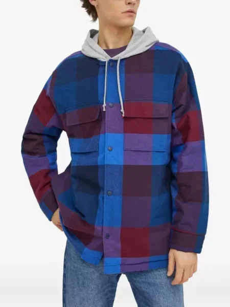 Ретро слаб дънки skinny fit Levi's® с разкъсвания синьо