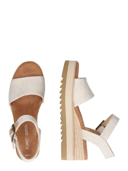 TOMS Sandale cu baretă DIANA / crem bej
