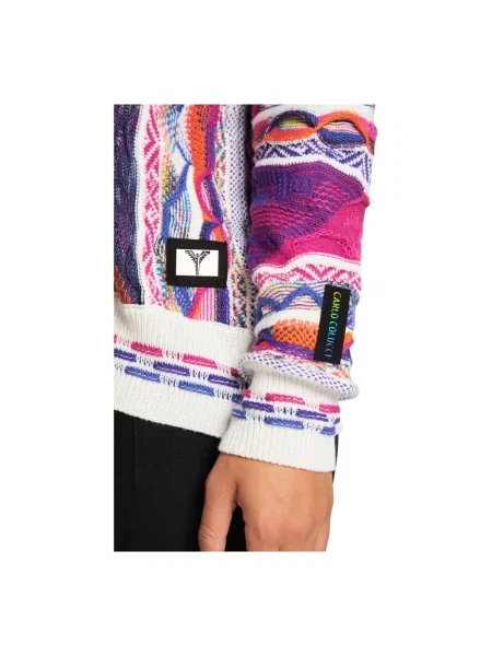 Sweter Carlo Colucci z nadrukiem