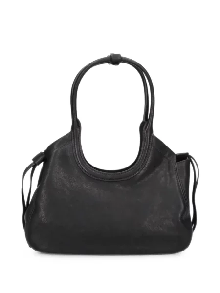 Geantă shopper Miu Miu din piele negru