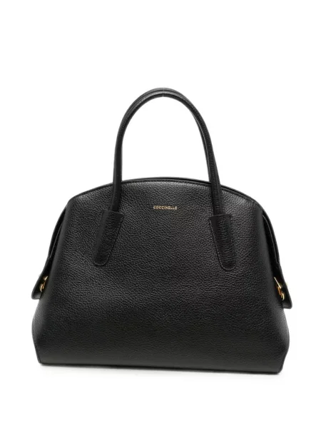Geantă shopper Coccinelle din piele negru