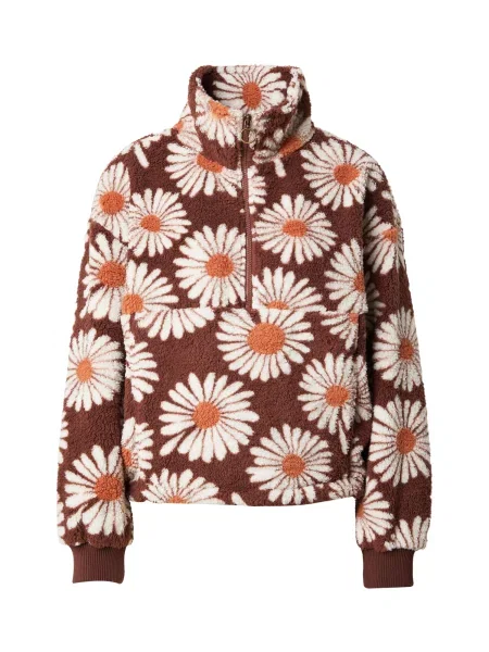Pulover Billabong iz flisa rjava