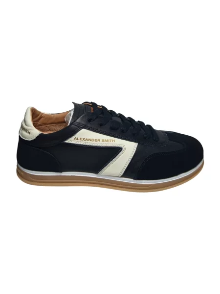 Sneakersy Alexander Smith skórzane czarne