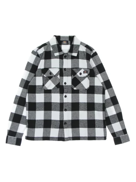 Długa koszula Dickies flanelowa czarna