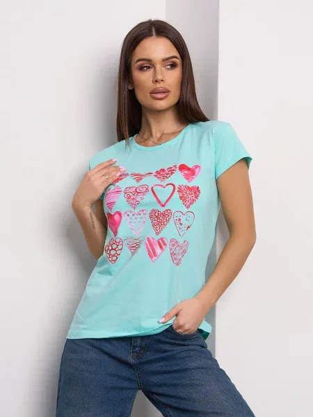 Футболка ISSA Plus м'ятний