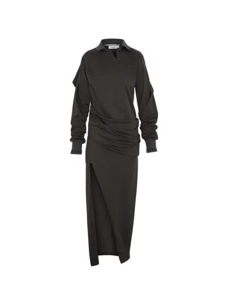 Rochie maxi Srvc Studio drapată maro