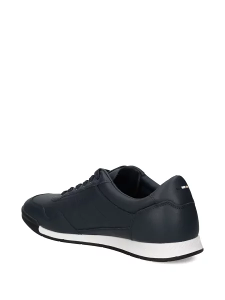 Δερμάτινα sneakers Boss μπλε