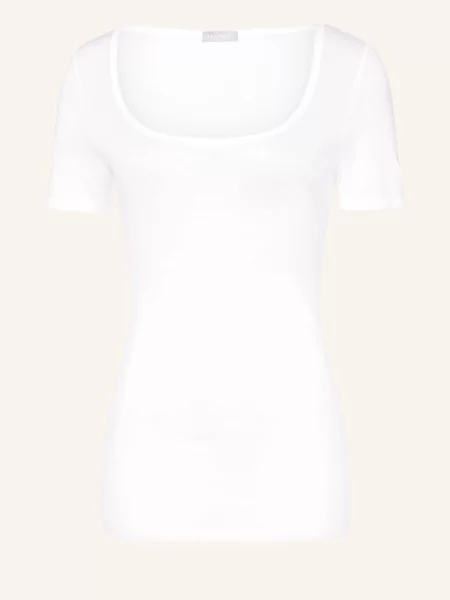 Hanro T-Shirt Ultralight weiss biała