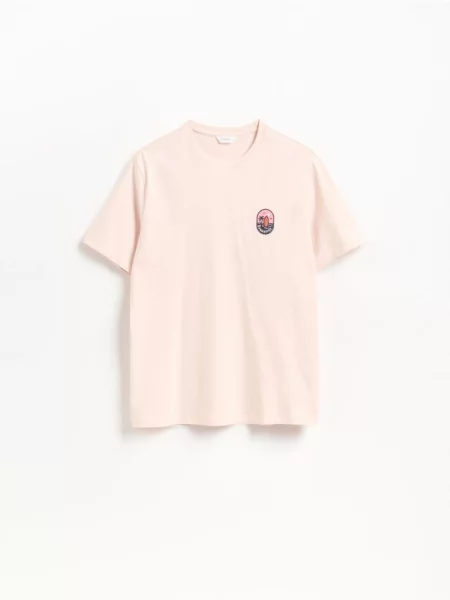 Reserved Tricou regular din roz-pastel roz