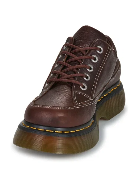 Pantofi Dr. Martens din piele cu platformă maro