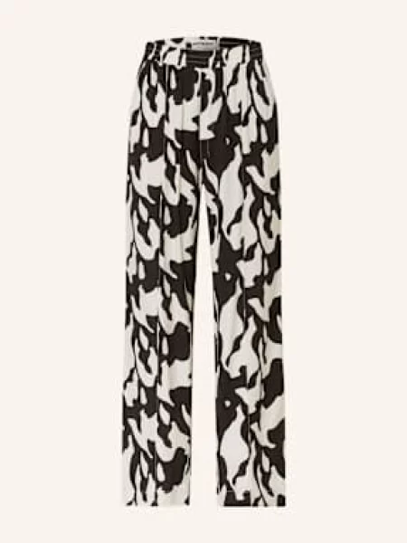 Rouge Vila Spodnie Marlena weiss czarne