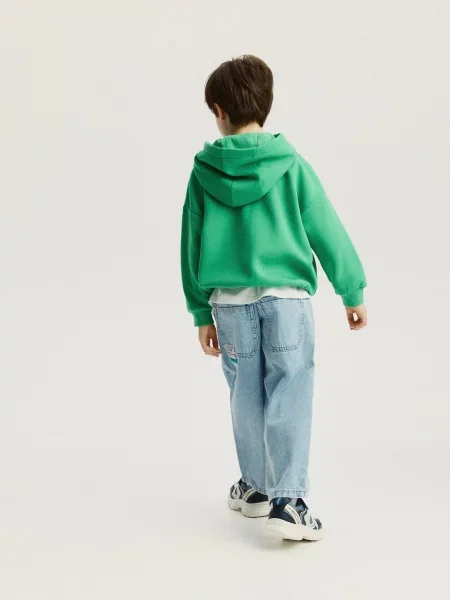 Reserved Джинси baggy синій