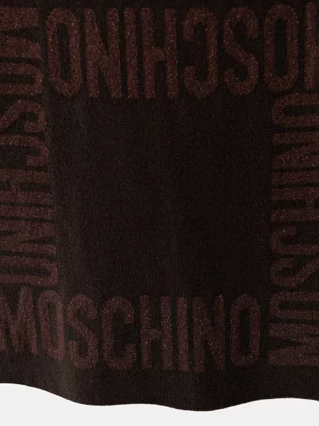 Moschino fular cu lână maro