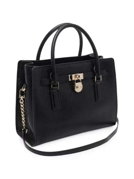 Pantofi cu toc Michael Michael Kors din piele de căprioară cu imagine cu decolteu în V negru