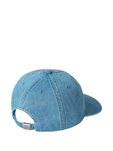 Căciulă Carhartt Wip cu autograf albastru