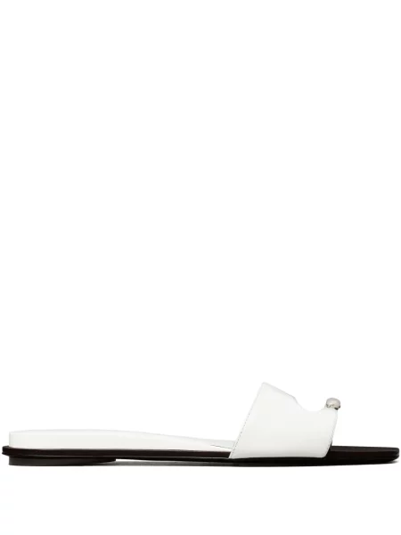 Papuci Tory Burch alb
