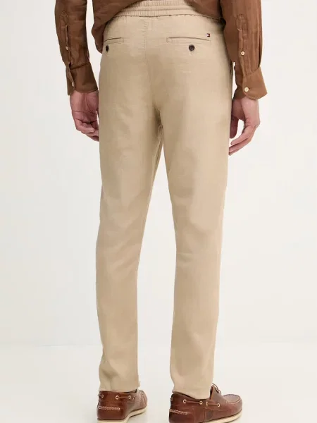 Tommy Hilfiger Chinosy Harlem beżowy
