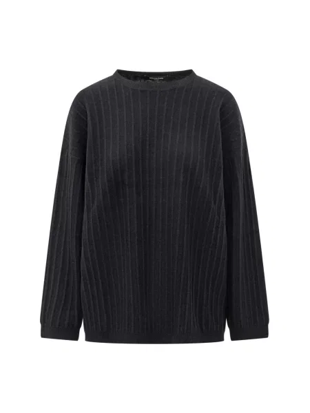 Dzianinowy sweter Fabiana Filippi niebieski