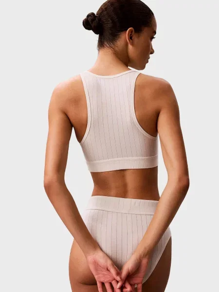 Без підкладки бюстгальтер Calvin Klein білий
