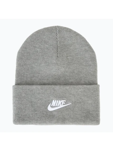 Nike Peak Futura Beanie sötétszürke szürke/fehér téli sapka. Méret: OS fehér