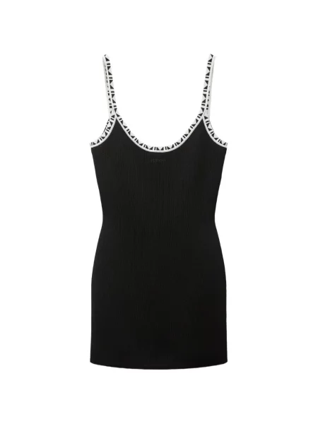 Rochie mini Versace din jacard negru