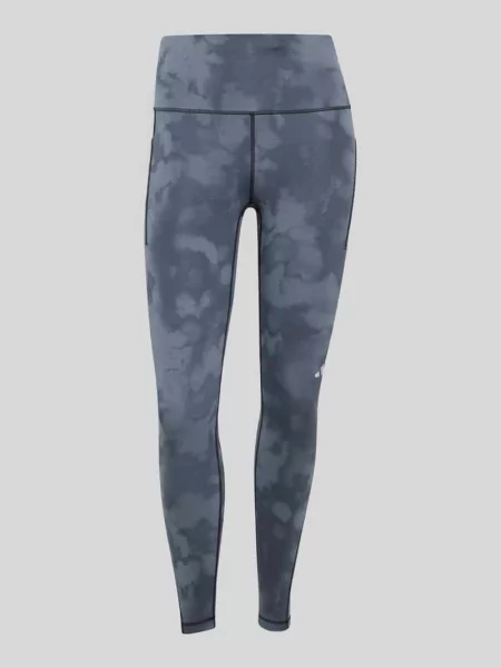 Legginsy o kroju slim fit do sportu z kieszenią na telefon komórkowy Adidas Performance szare