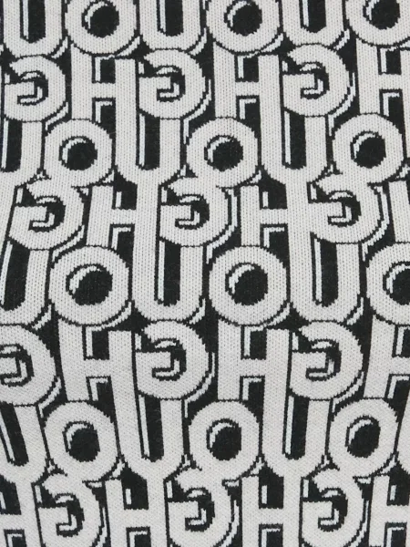 Pulover Boss cu autograf negru