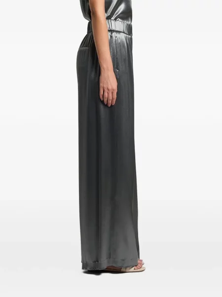 Pantaloni Peserico din satin verde