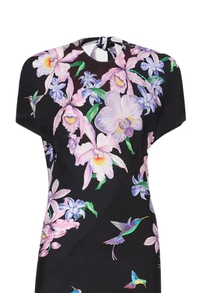 Rochie midi The Attico negru