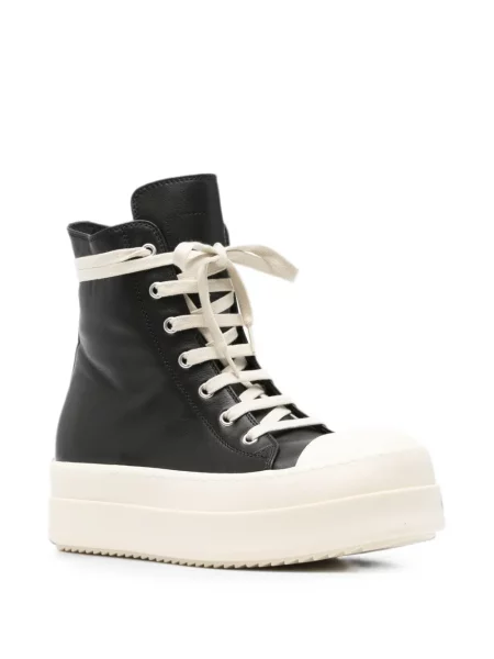 Top Rick Owens din piele negru