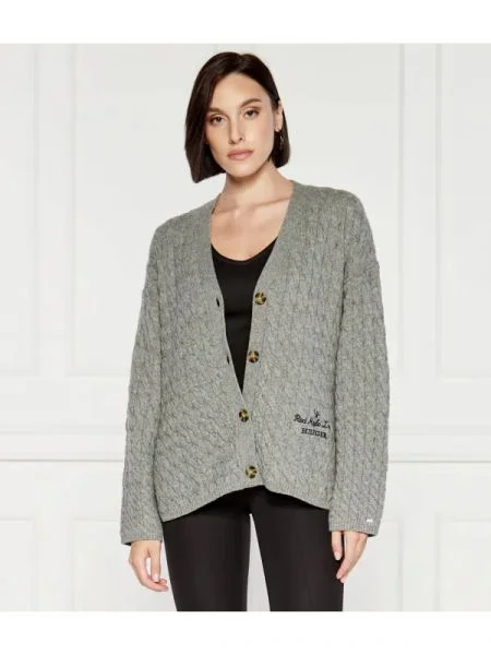 Tommy Hilfiger De lână cardigan gri