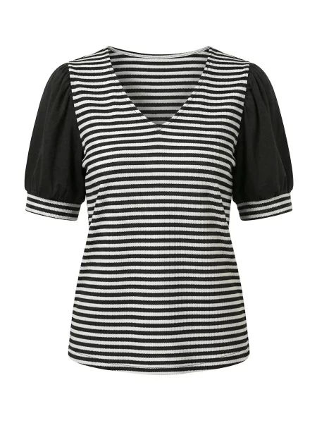 Imily Bela Tricou negru alb
