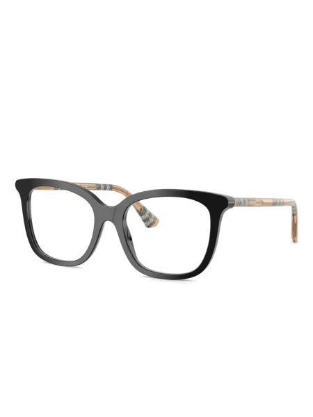 Ochelari de soare Burberry Eyewear cu imprimeu geometric negru