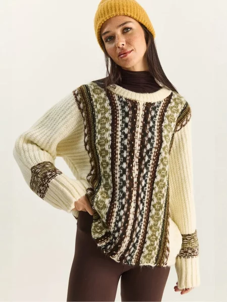 Bianco Lucci Pulover Pullover pijeska