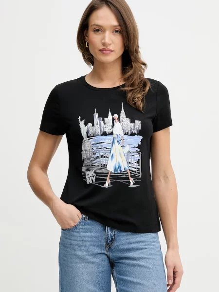 Kratka majica Dkny črna