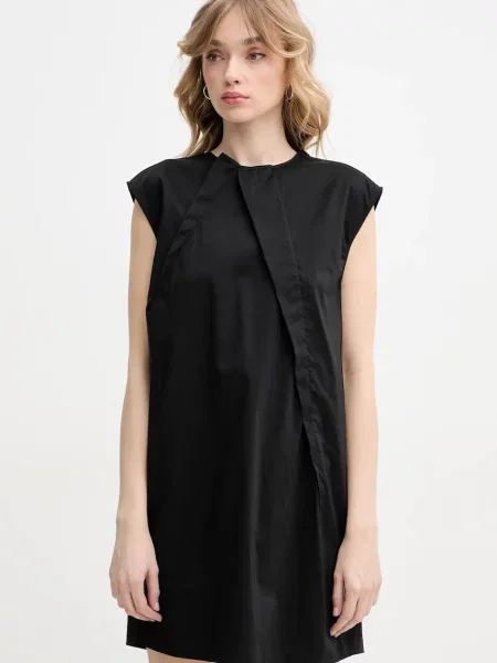 Maison Margiela sukienka mini prosta czarny