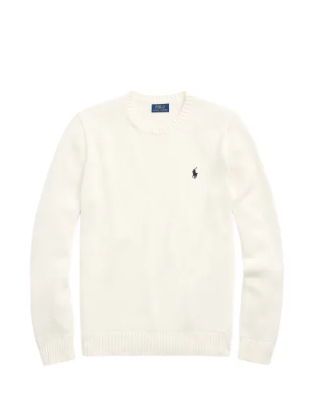 Tricou polo Polo Ralph Lauren cu glugă cu blană cu broderie roșu