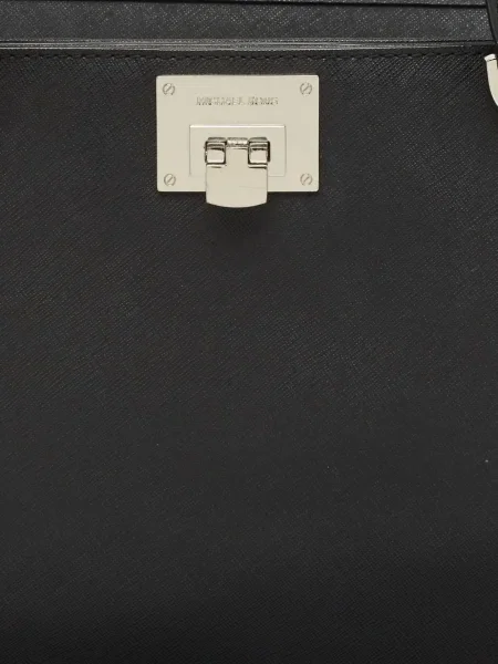 Geantă cu mânere cu lanț Michael Michael Kors cu imagine bej