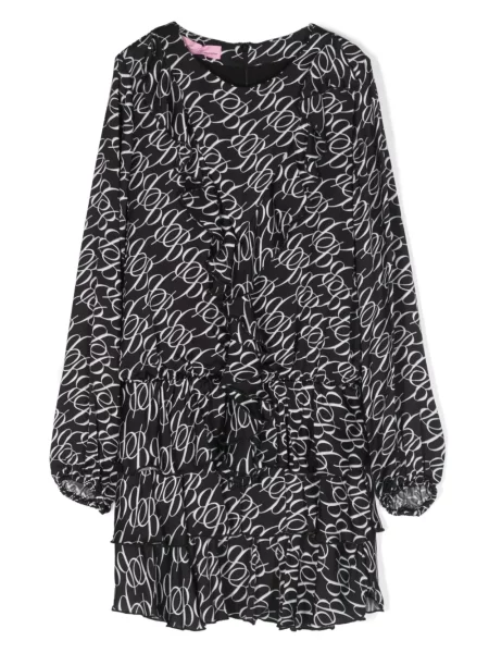 Sukienka midi dziecięca Miss Blumarine czarna