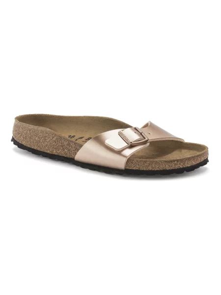Birkenstock Madrid Birko-Flor Narrow Fit Kobiety Sandały Birkenstock Size: różowy